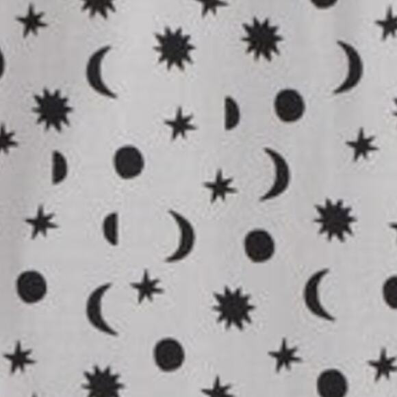 Hanna Andersson HannaSoft Pajamas Stars & Moon Tonal on Grey Size 4 NWT - Picture 2 of 2